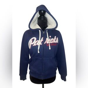 NFL Navy New England Patriots Hoodie- Small
